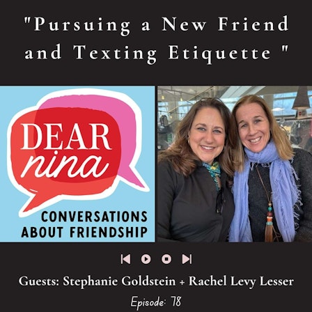 Dear Nina: Conversations About Friendship