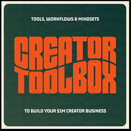 Creator Toolbox: Tools, Mindset and Workflows for Content Creators